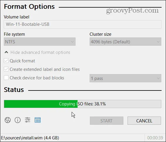 Sådan opretter du et Windows 11 bootbart USB-drev med Rufus