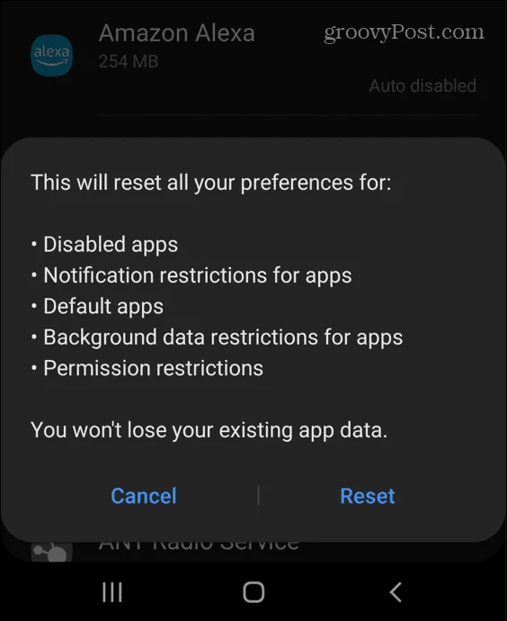 Sådan nulstiller du standardapps på Android