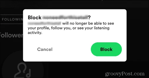 Hur man tar bort följare på Spotify