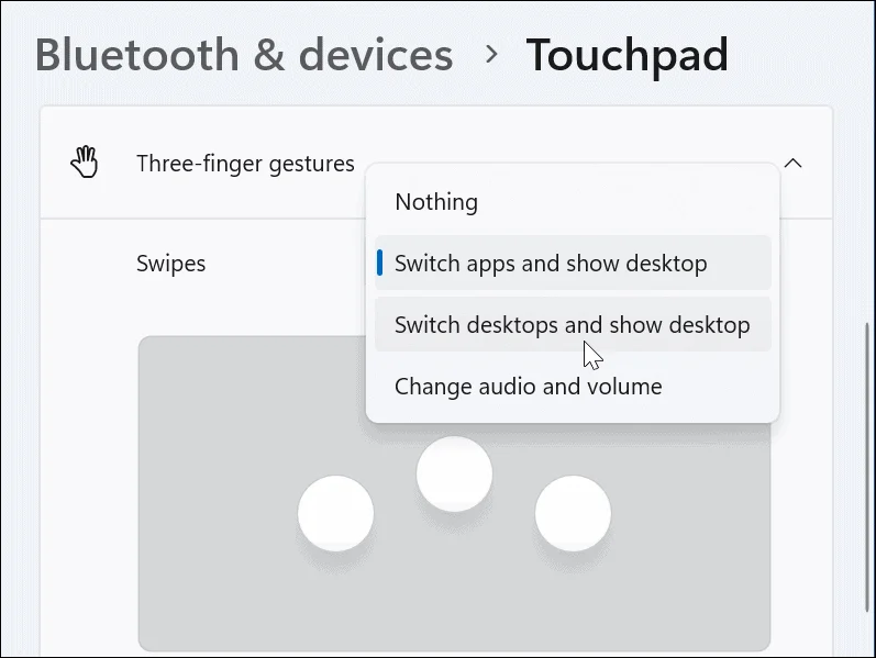 Hur man anpassar pekplattagester på Windows 11