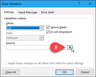 Sådan opretter du drop-down lister ved hjælp af datavalidering i Microsoft Excel