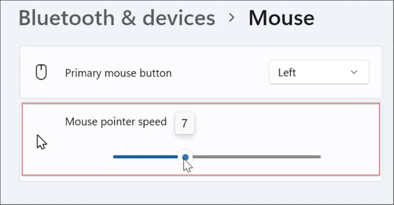 Hvordan endre musefølsomhet på Windows