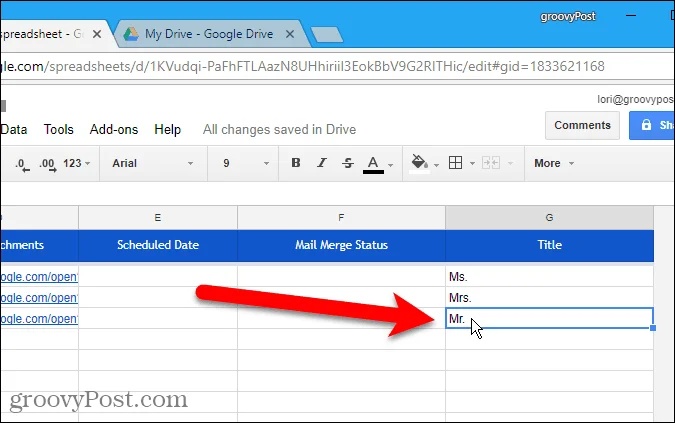 Hvordan lage personlig tilpassede masse-e-poster ved å bruke Mail Merge for Gmail