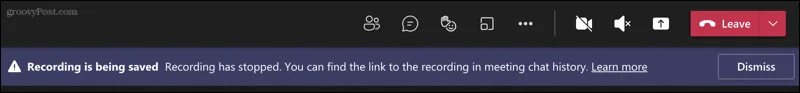 Sådan optages og afspilles en Microsoft Teams-optagelse
