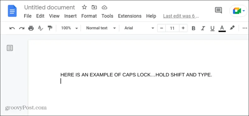 Sådan slår du Caps Lock til eller fra på Chromebook