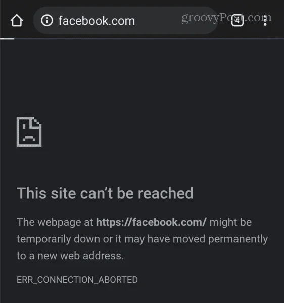 Kuinka estää verkkosivusto Androidissa