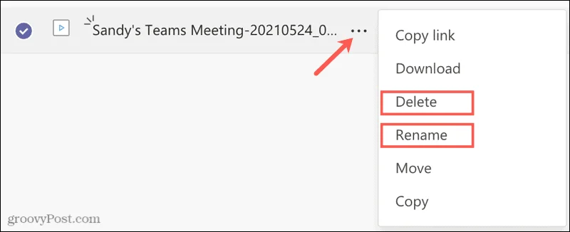 Sådan optages og afspilles en Microsoft Teams-optagelse