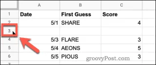 Hur man tar bort tomma rader i Google Sheets