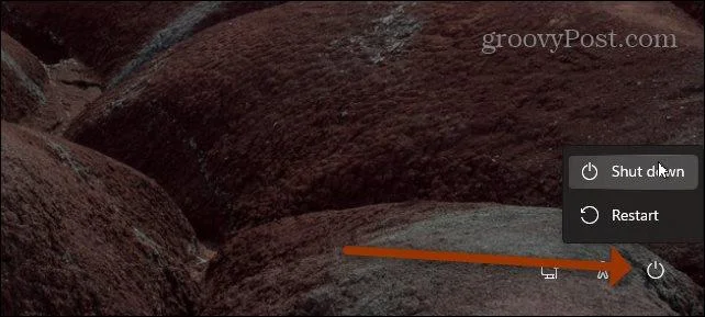 A Windows 11 leállítása vagy újraindítása