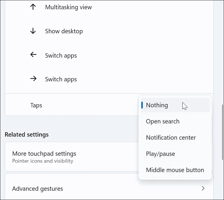 Hur man anpassar pekplattagester på Windows 11