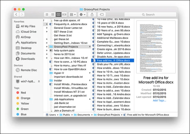 Sådan netværks Windows 10 og OS X og dele filer