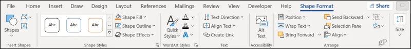 Hvordan sette inn og formatere en tekstboks i Microsoft Word
