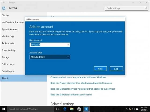 Sådan tilslutter du en Windows 10-pc til et domæne