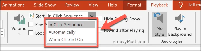 Sådan tilføjer du lyd til en Powerpoint-præsentation