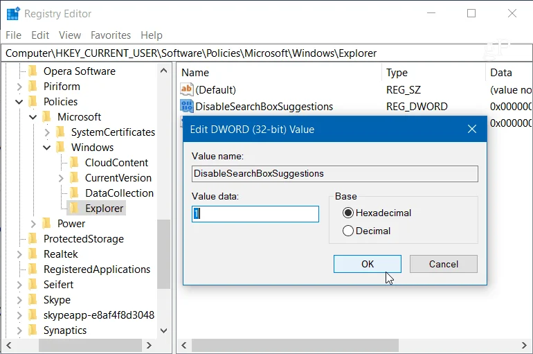 Sådan ryddes, slettes eller deaktiveres Windows 10 File Explorer-søgehistorik