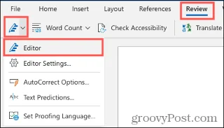 Hur man stänger av stavningskontrollen i Microsoft Word