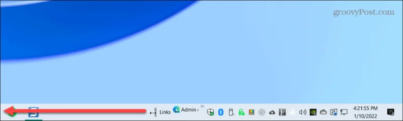 Sådan centreres Windows 10-proceslinjen