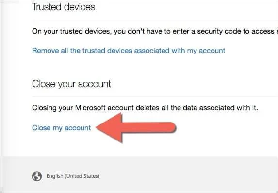 Slik sletter du Hotmail-, Windows Live- og Outlook-kontoen din permanent