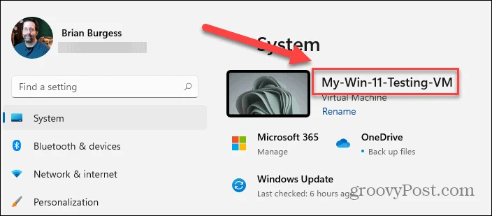 Sådan ændres navnet på en Windows 11-pc