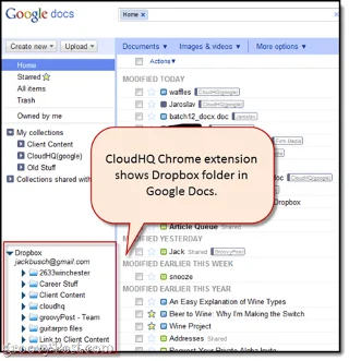 CloudHQ frissítve: Gyorsabb szinkronizálás, Dropbox-fájlok szerkesztése a Google Dokumentumokból