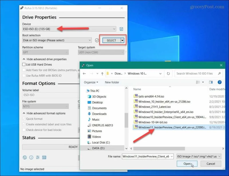 Sådan opretter du et Windows 11 bootbart USB-drev med Rufus