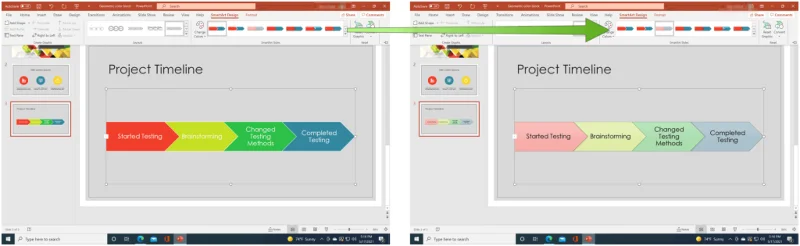 Sådan opretter du en Microsoft PowerPoint-tidslinje for at vise datoer