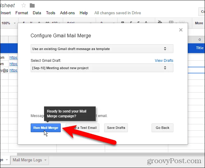Hvordan lage personlig tilpassede masse-e-poster ved å bruke Mail Merge for Gmail