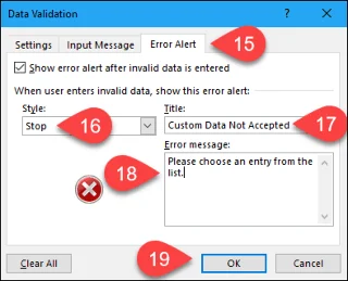 Sådan opretter du drop-down lister ved hjælp af datavalidering i Microsoft Excel
