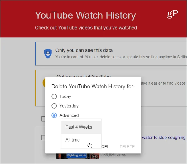 Sådan sletter du din Google Voice-aktivitetshistorik