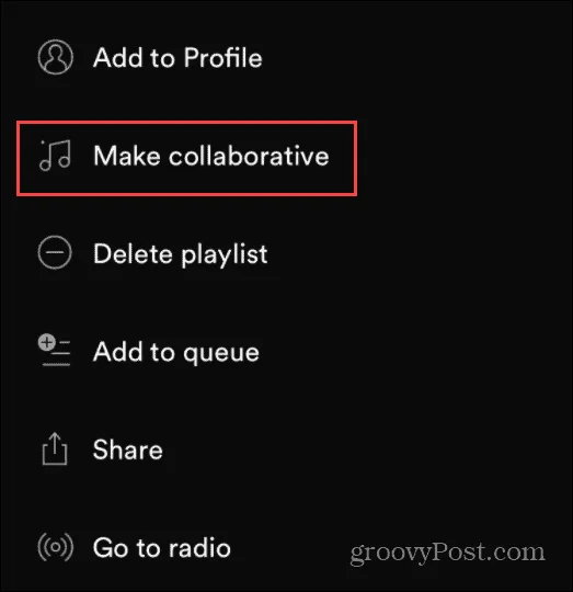 Ako vytvoriť spoločný zoznam skladieb na Spotify