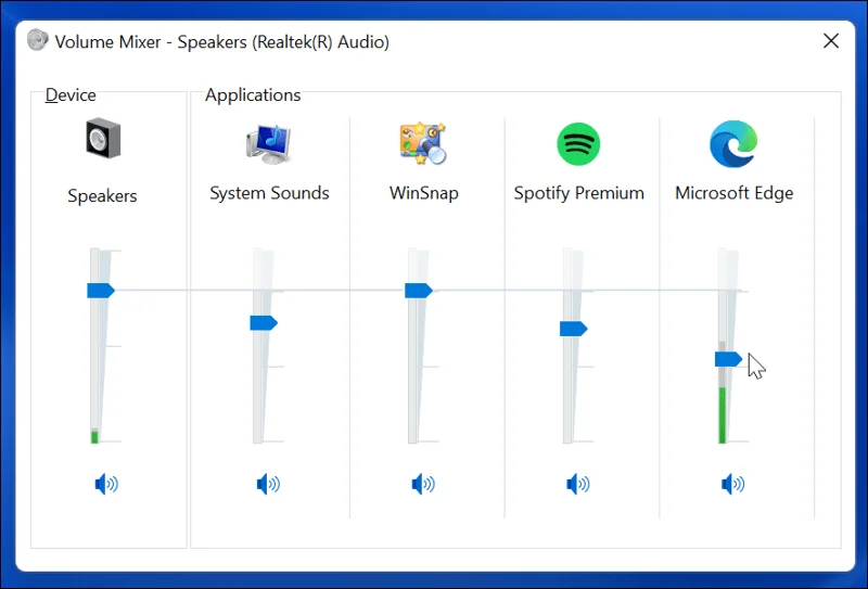 Slik gjenoppretter du den klassiske volummikseren i Windows 11