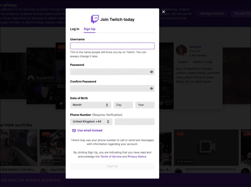 Sådan ændrer du dit Twitch-navn