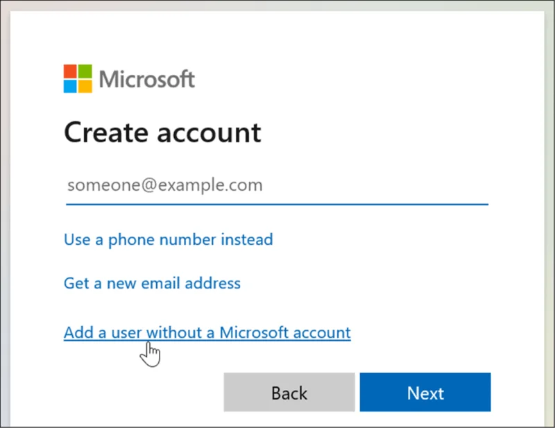 Vierastilin luominen Windows 11:ssä