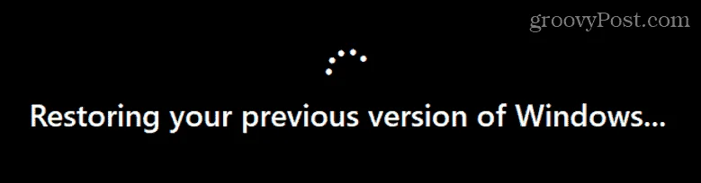 Sådan ruller du tilbage til Windows 10 efter installation af Windows 11