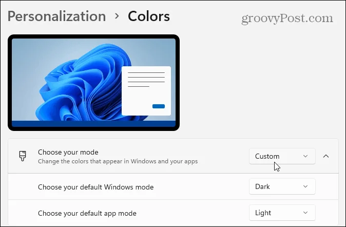 Sådan ændres Windows 11-startmenuen og proceslinjens farver