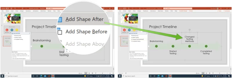 Sådan opretter du en Microsoft PowerPoint-tidslinje for at vise datoer