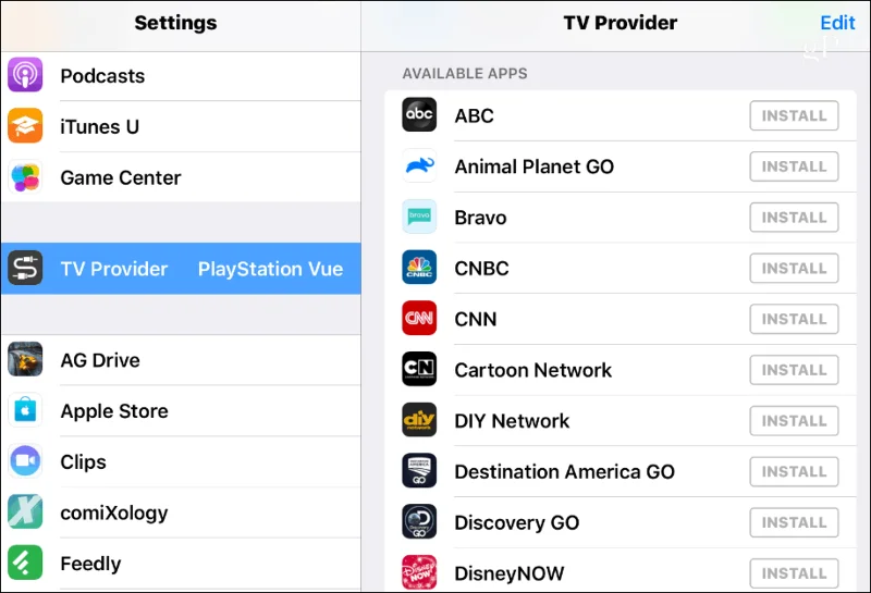 Vad är TV-leverantör på iOS och hur använder jag den?