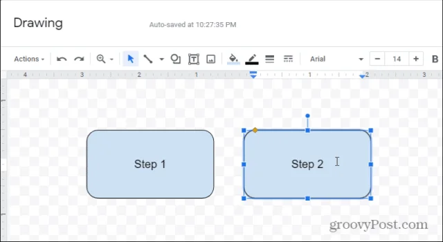 Hur man lägger till och formaterar en textruta i Google Dokument