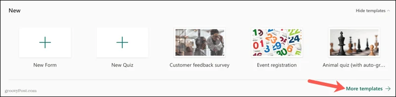 Sådan opretter du en undersøgelse i Microsoft Forms
