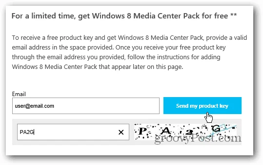Windows Media Center Packin asentaminen Windows 8 Prohon