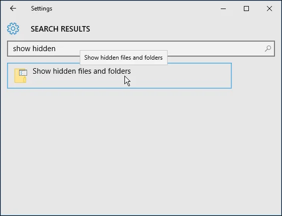 Hur man visar dolda filer och mappar i Windows 10