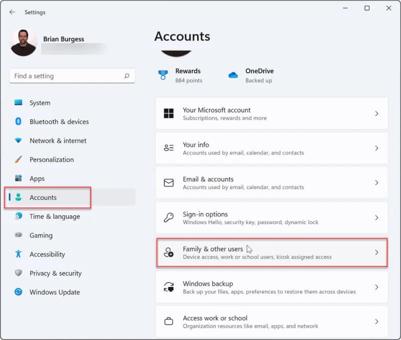 Vierastilin luominen Windows 11:ssä