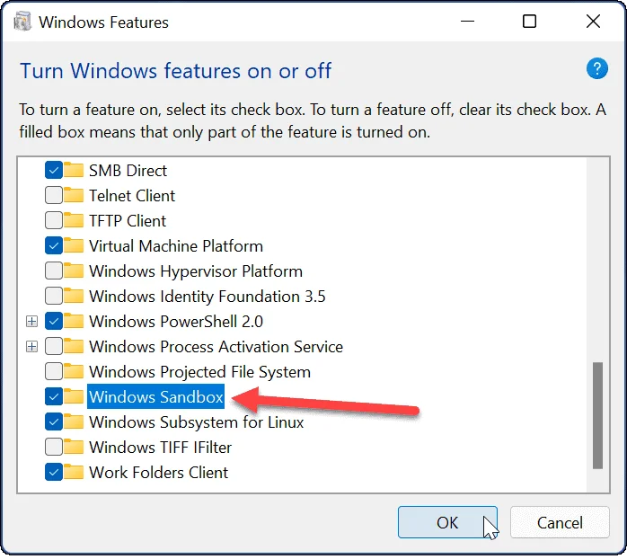 Hur man ställer in Windows Sandbox på Windows 11