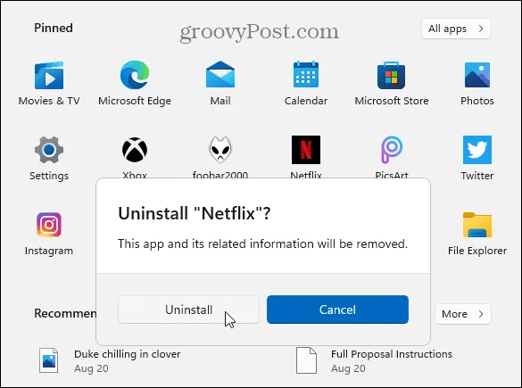 Як видалити програми в Windows 11