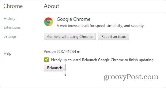 Sådan opdaterer du Google Chrome til den nyeste version