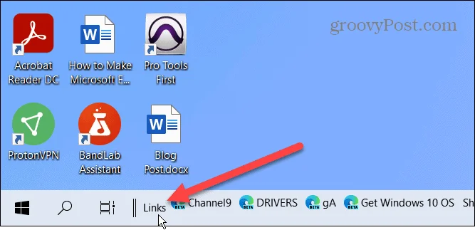 Sådan centreres Windows 10-proceslinjen