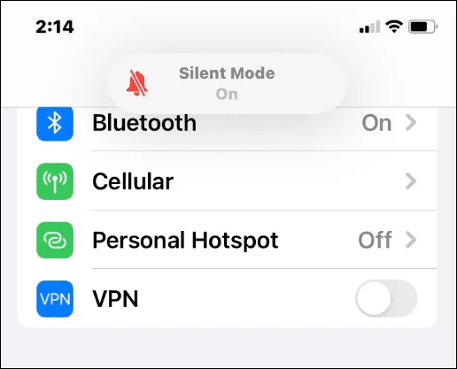 Hur man aktiverar och inaktiverar tyst läge på iPhone
