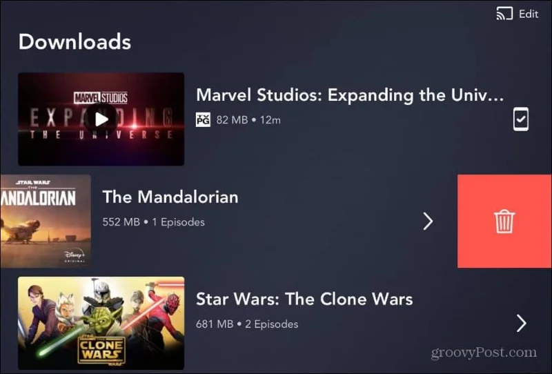 Jak stahovat videa z Disney Plus na prezeranie offline