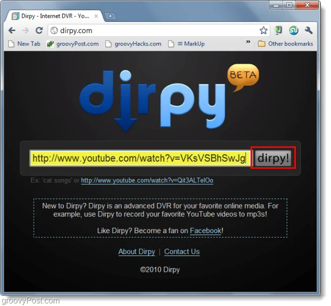 Sådan downloader du enhver YouTube-sang eller -video med Dirpy