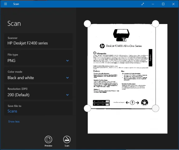 Hur man skannar dokument eller foton i Windows 10